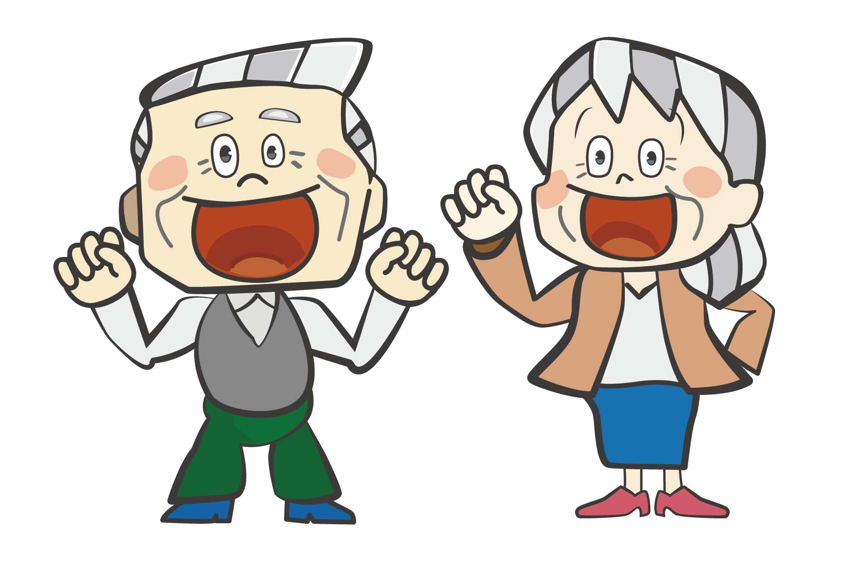 コロナ禍でも元気に活動しようイメージイラスト