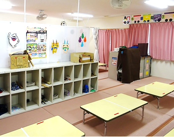 加茂小学校児童クラブ室内の写真です
