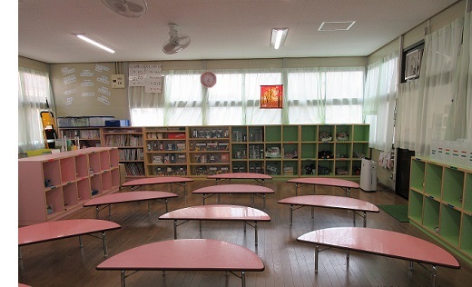 甲浦小学校児童クラブ室内の写真です