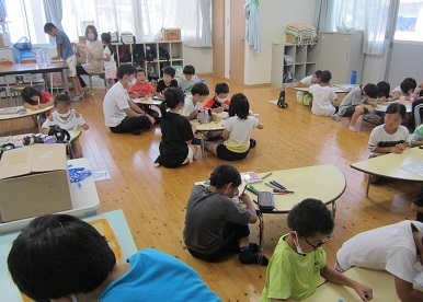 第一藤田小学校児童クラブ室内の様子です