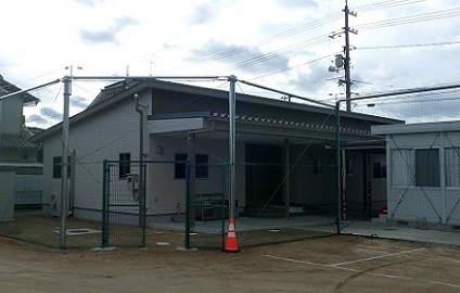 第二藤田児童クラブ建物の外観の写真です