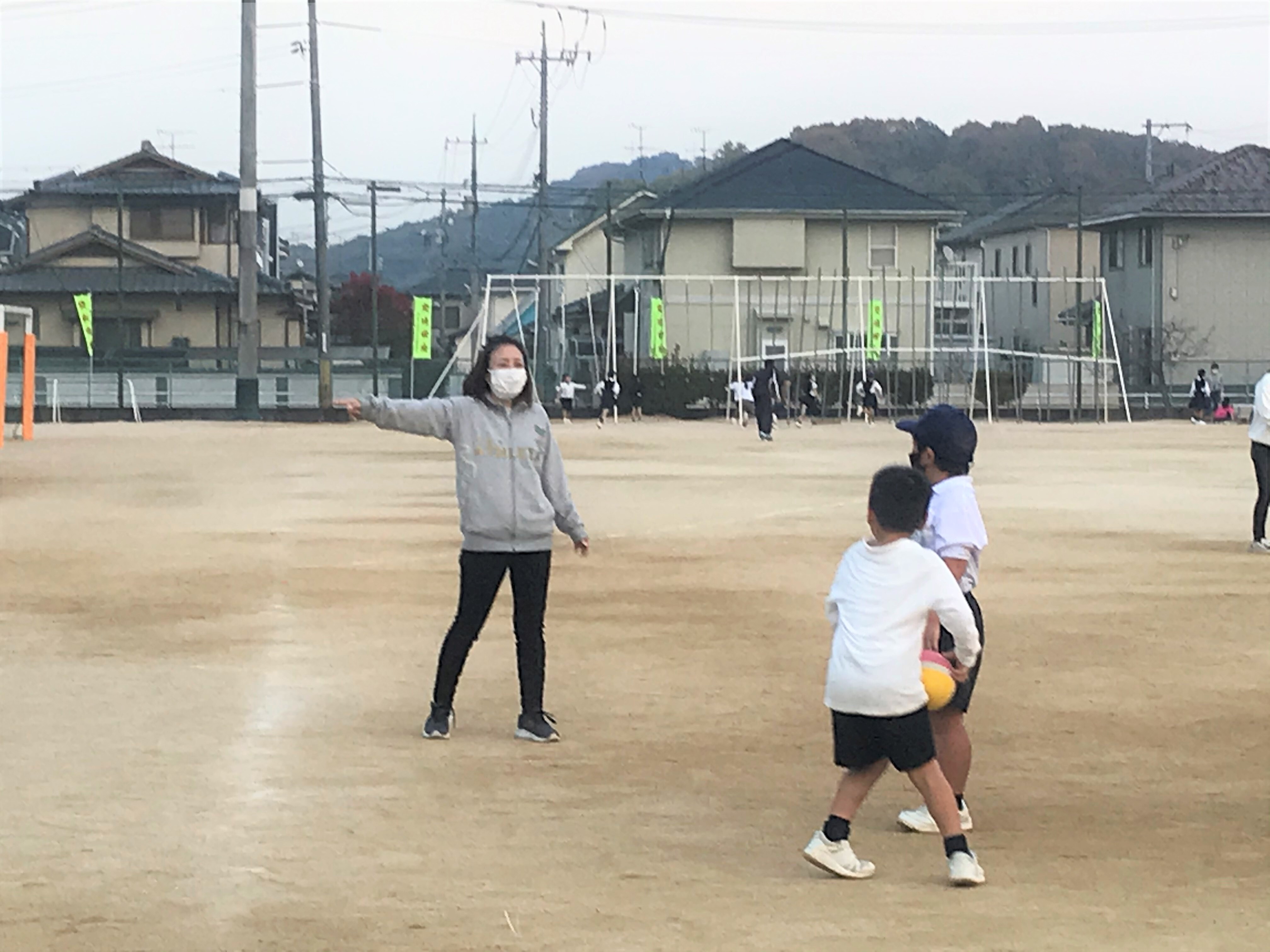 屋外でのクラブ活動