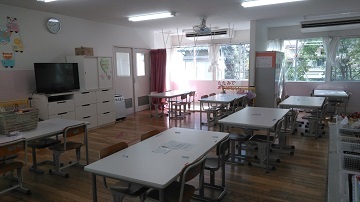 平井小学校児童クラブ室内の写真です