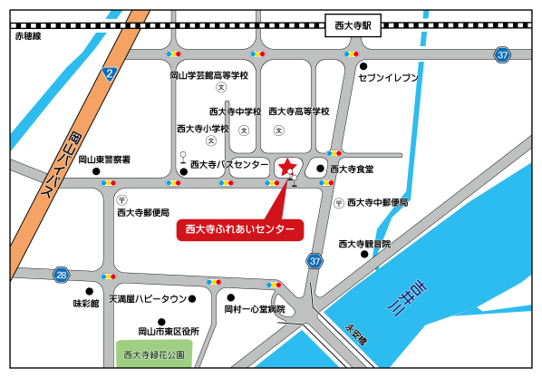 東区地域包括支援センター地図