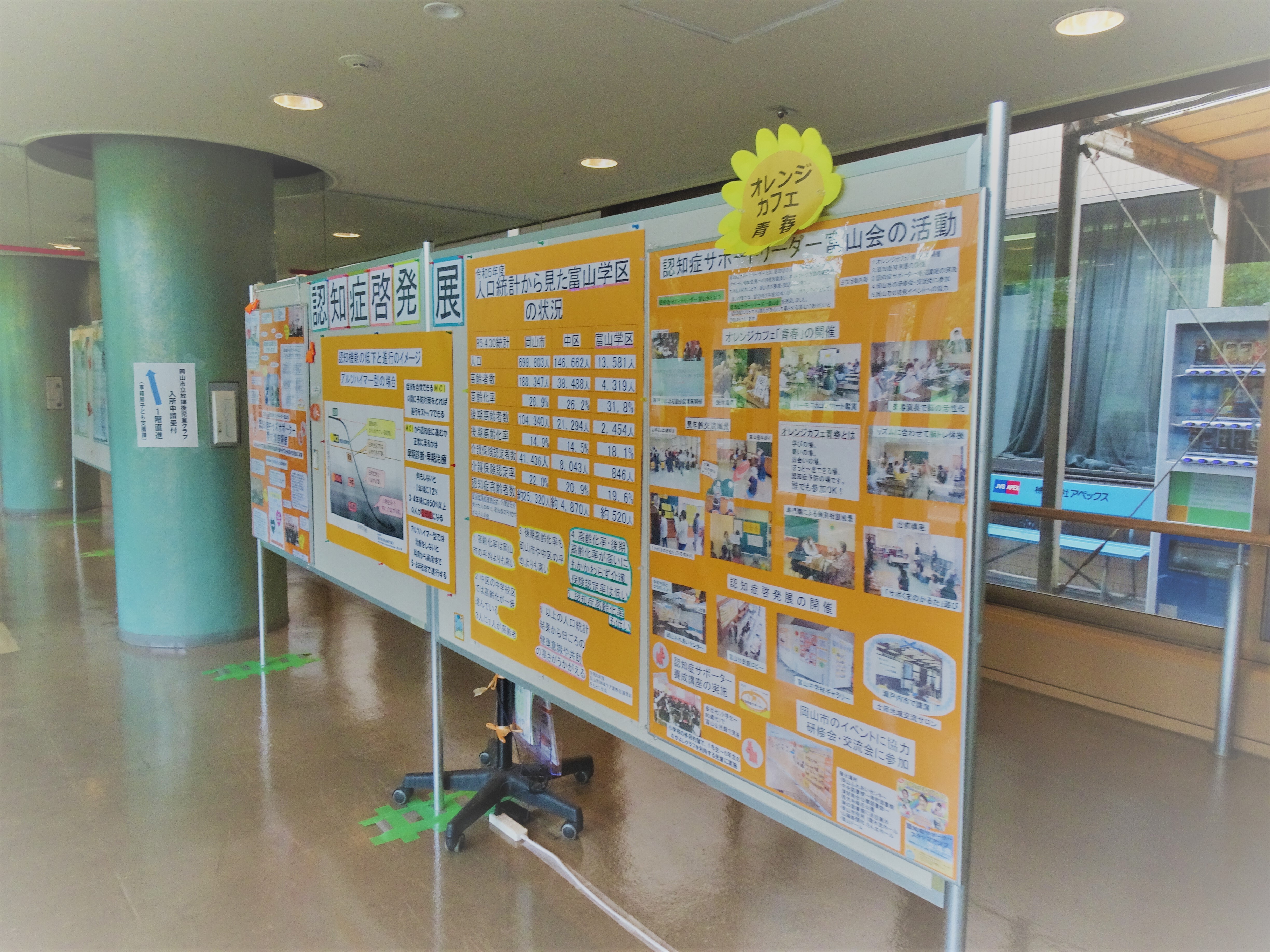 中区包括サポートリーダの活動展示