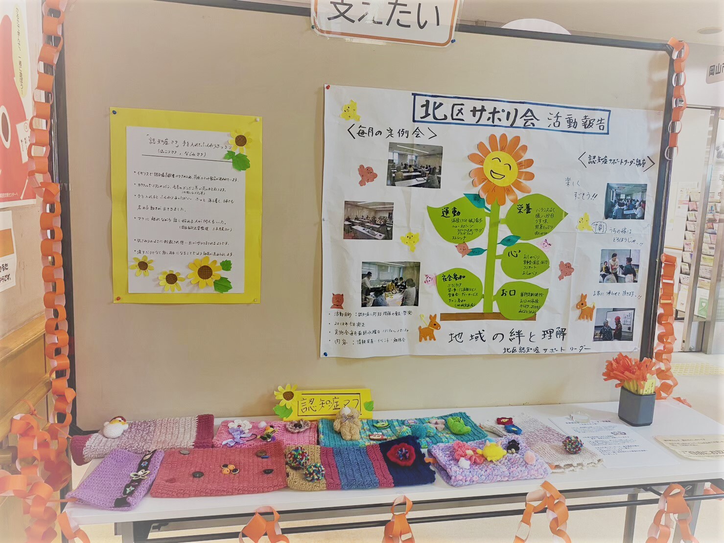 北サポートリーダー会活動展示