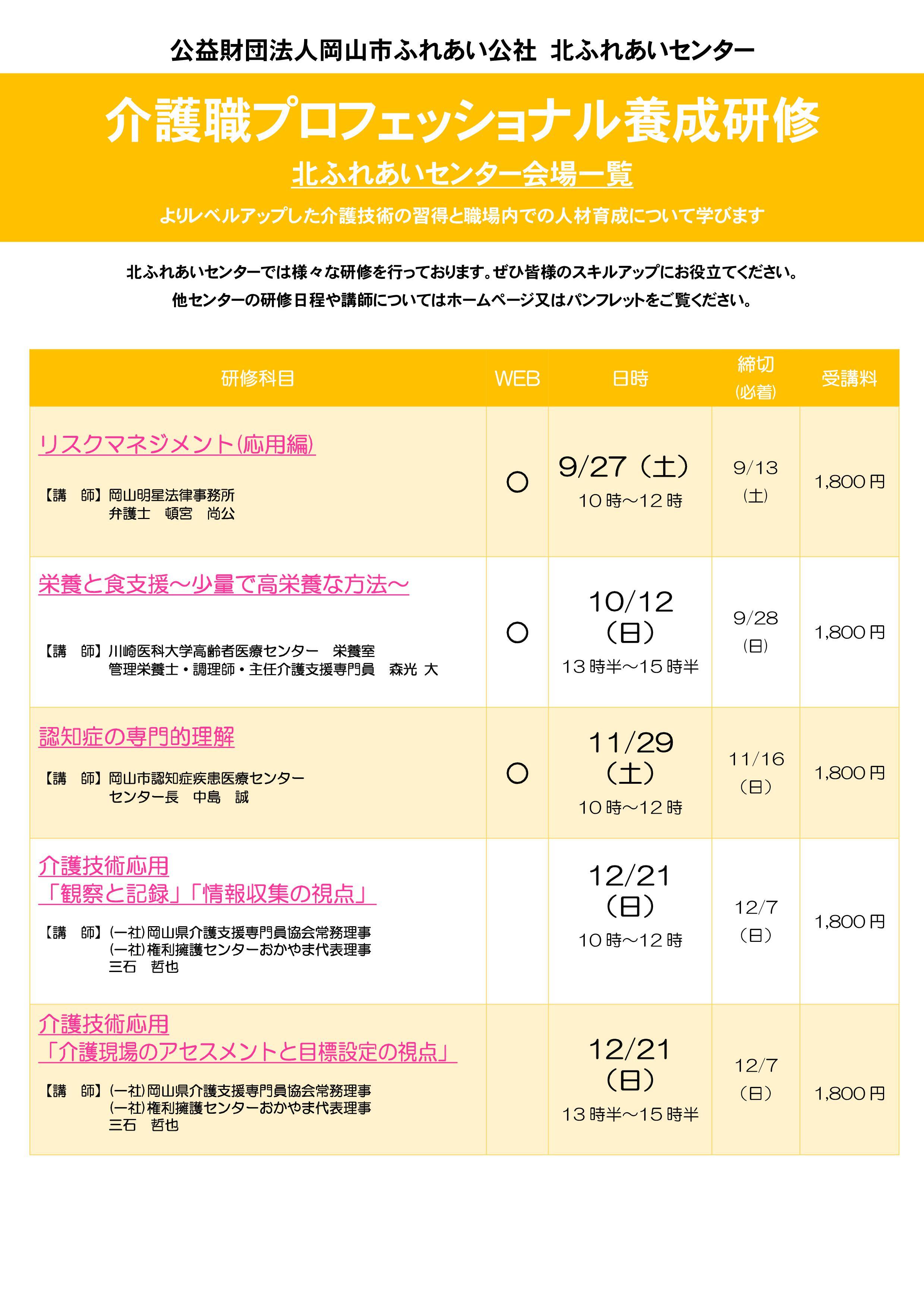 プロフェッショナル養成