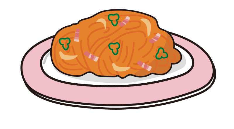 夏野菜のパスタ
