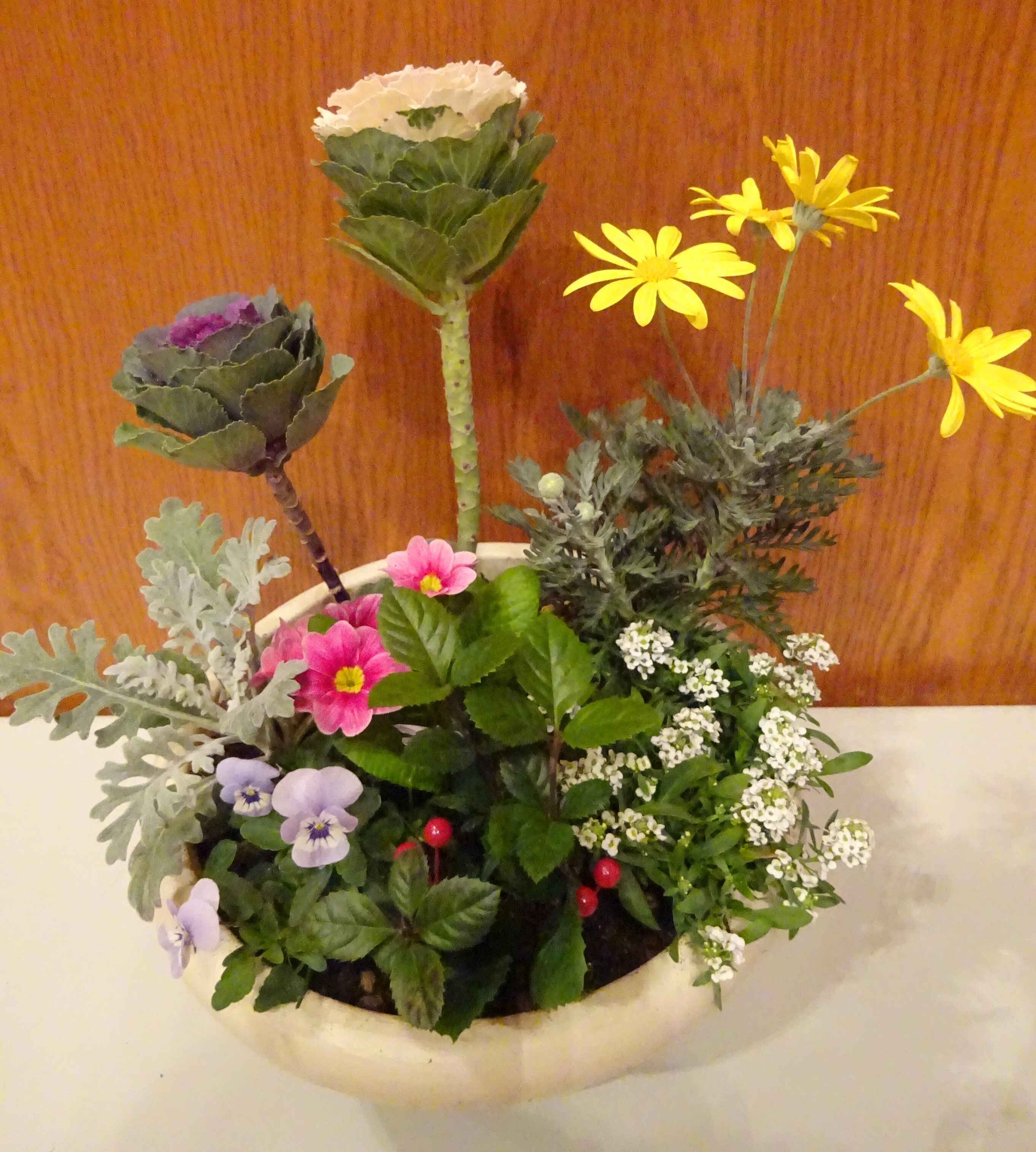 季節の園芸教室の作品