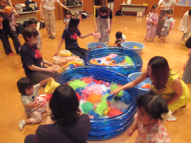夏まつりごっこの様子