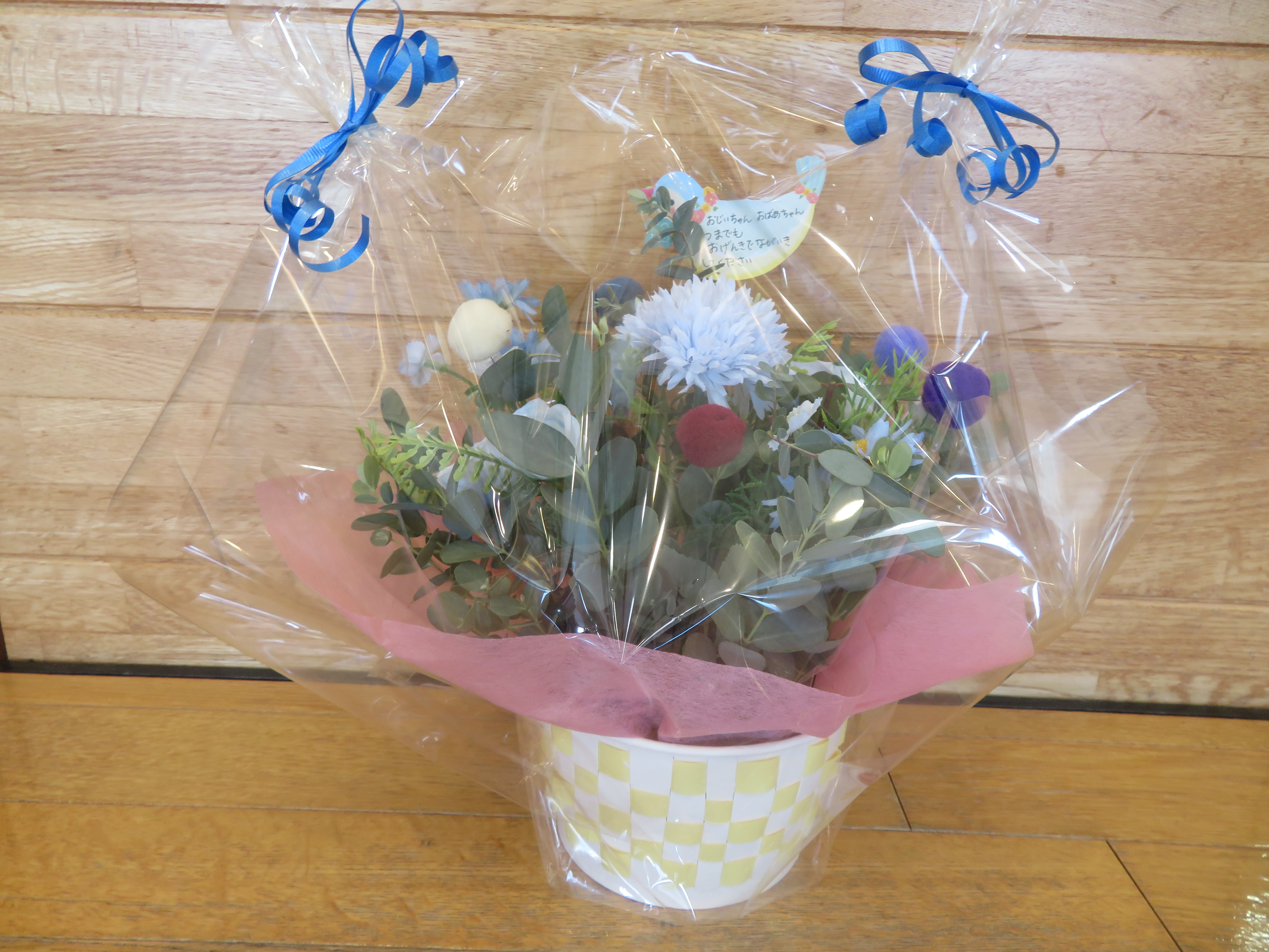 敬老の日のフラワーアレンジメント
