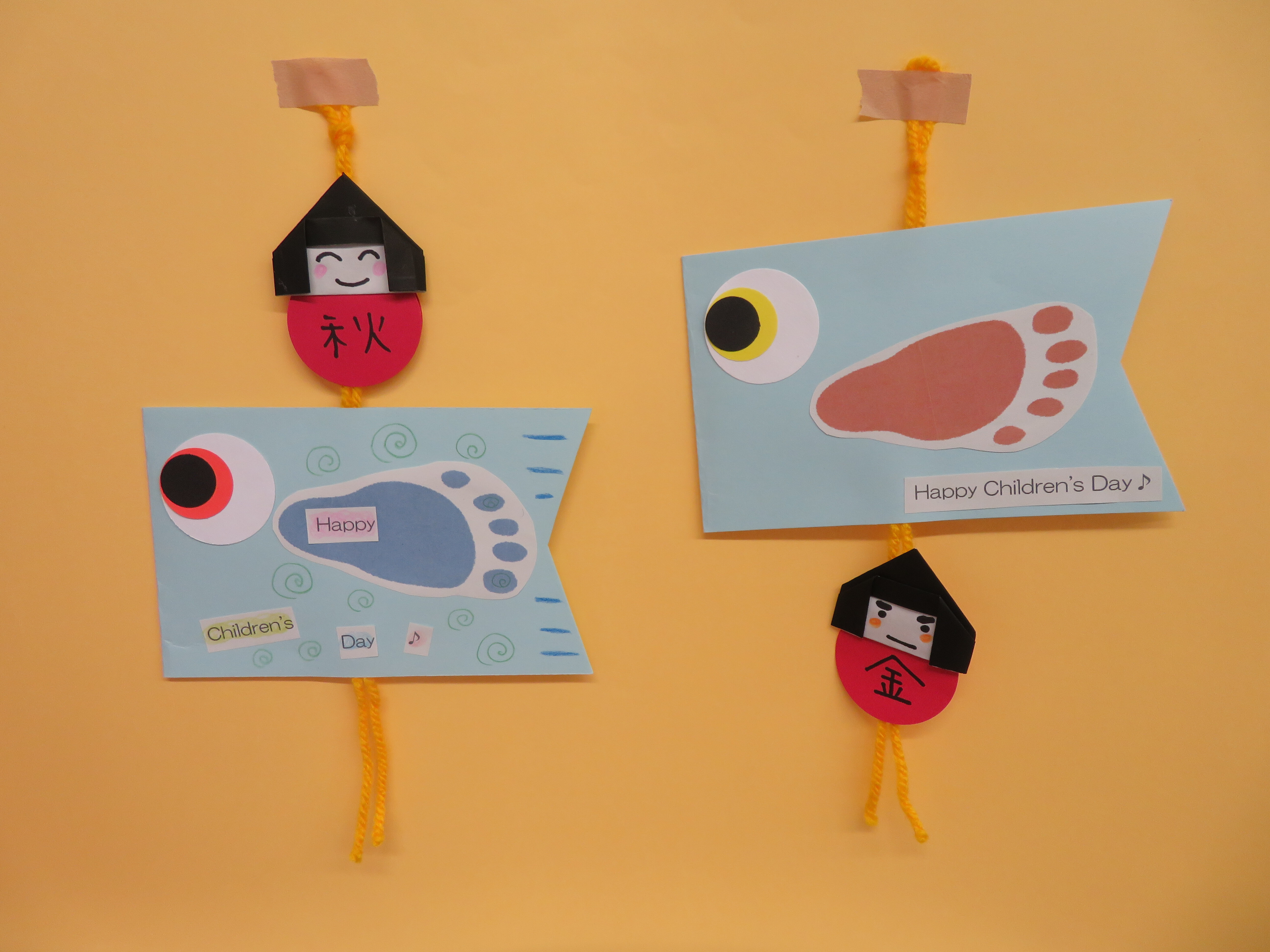 こどもの日のグッズ作り5