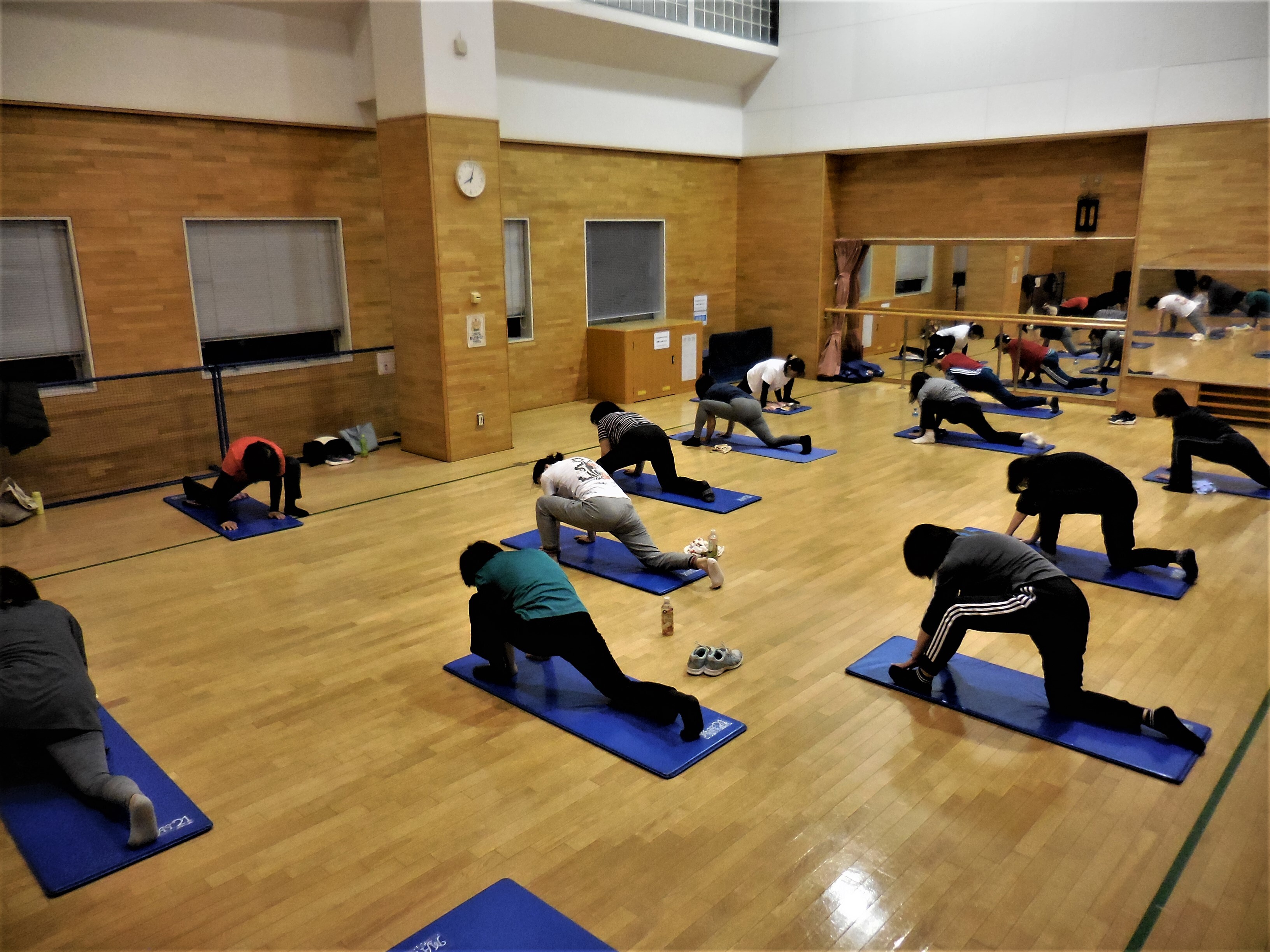 初心者向け　シェイプアップの講座風景
