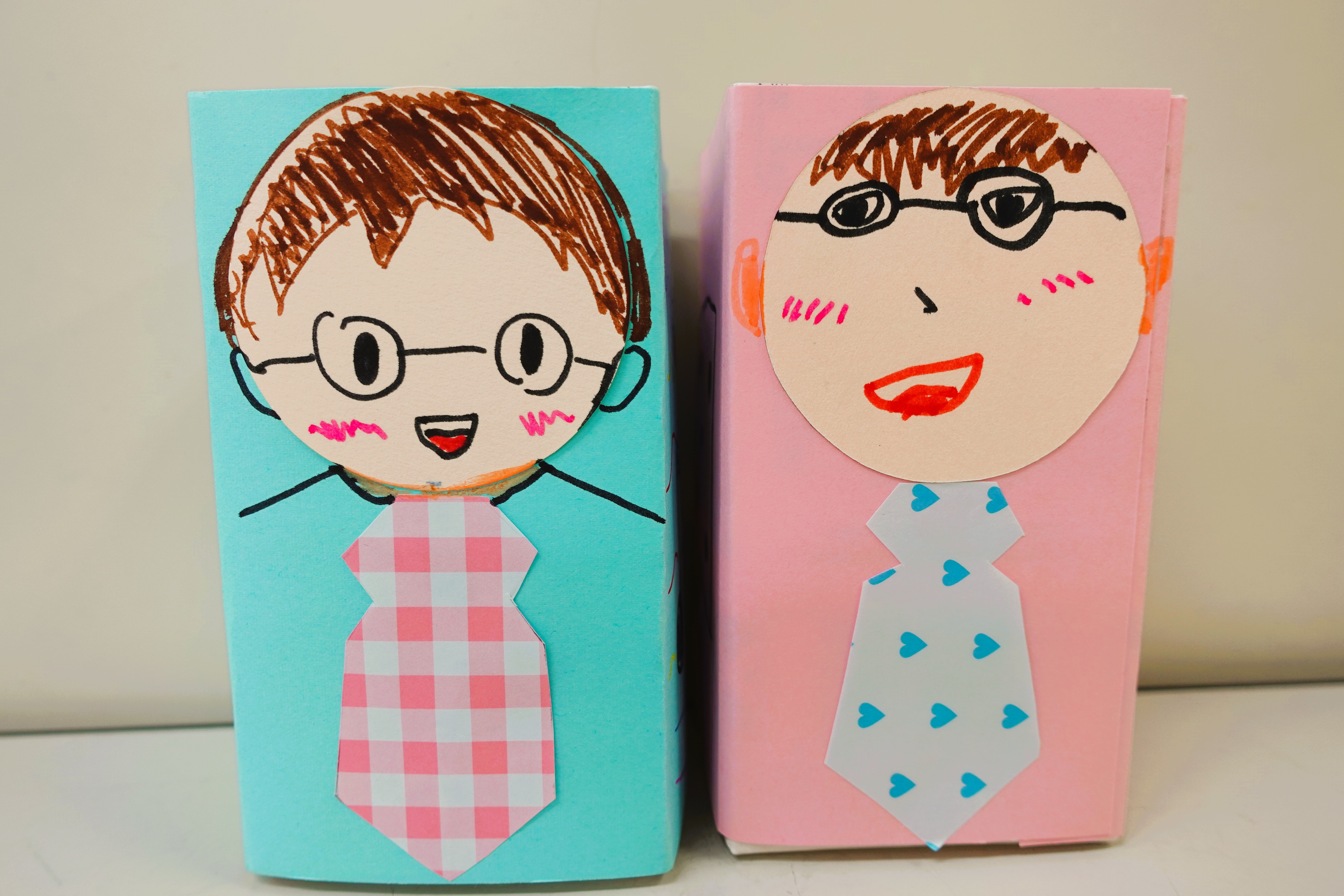 父の日のプレゼント小物入れの作品例