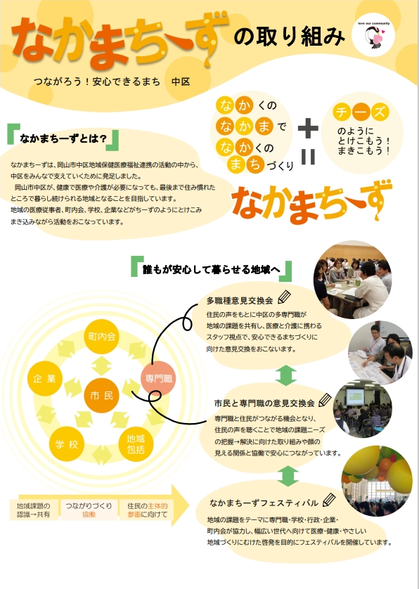 なかまちーずフェスティバルのチラシ（裏面）