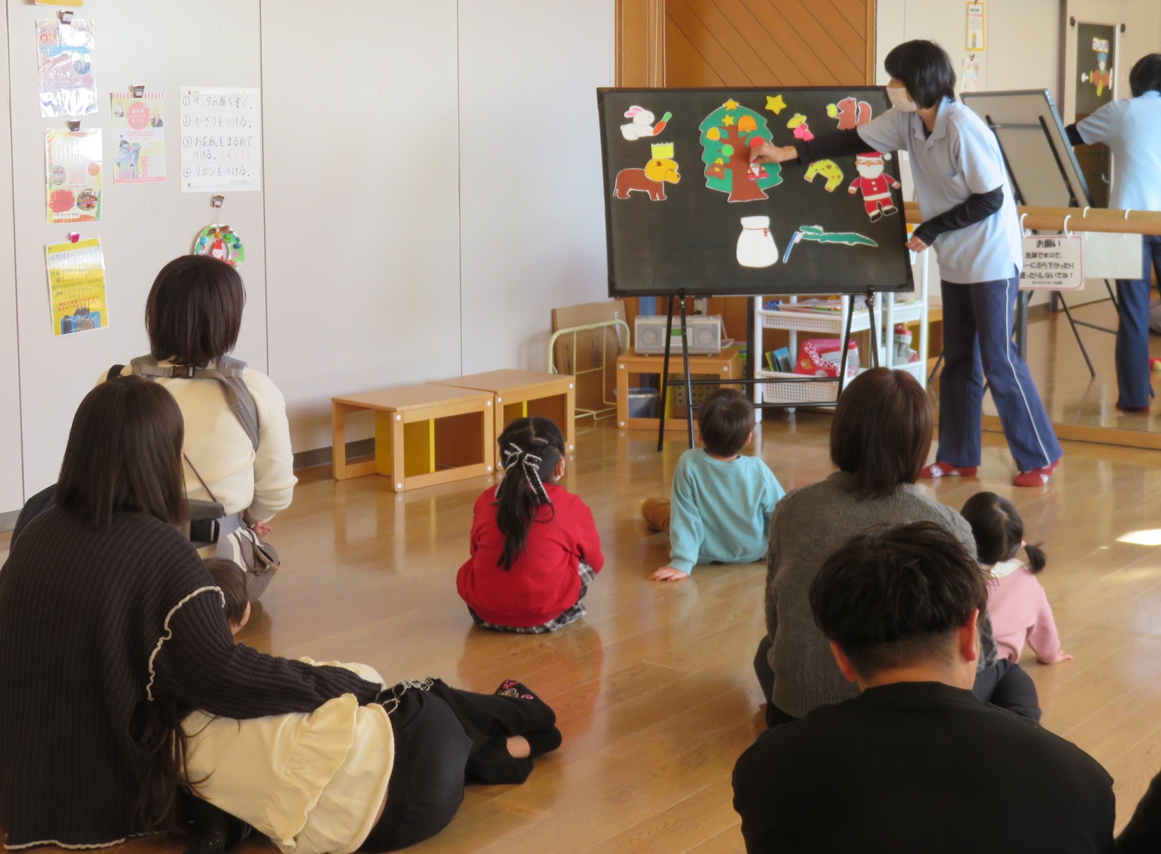 パネルシアターの様子