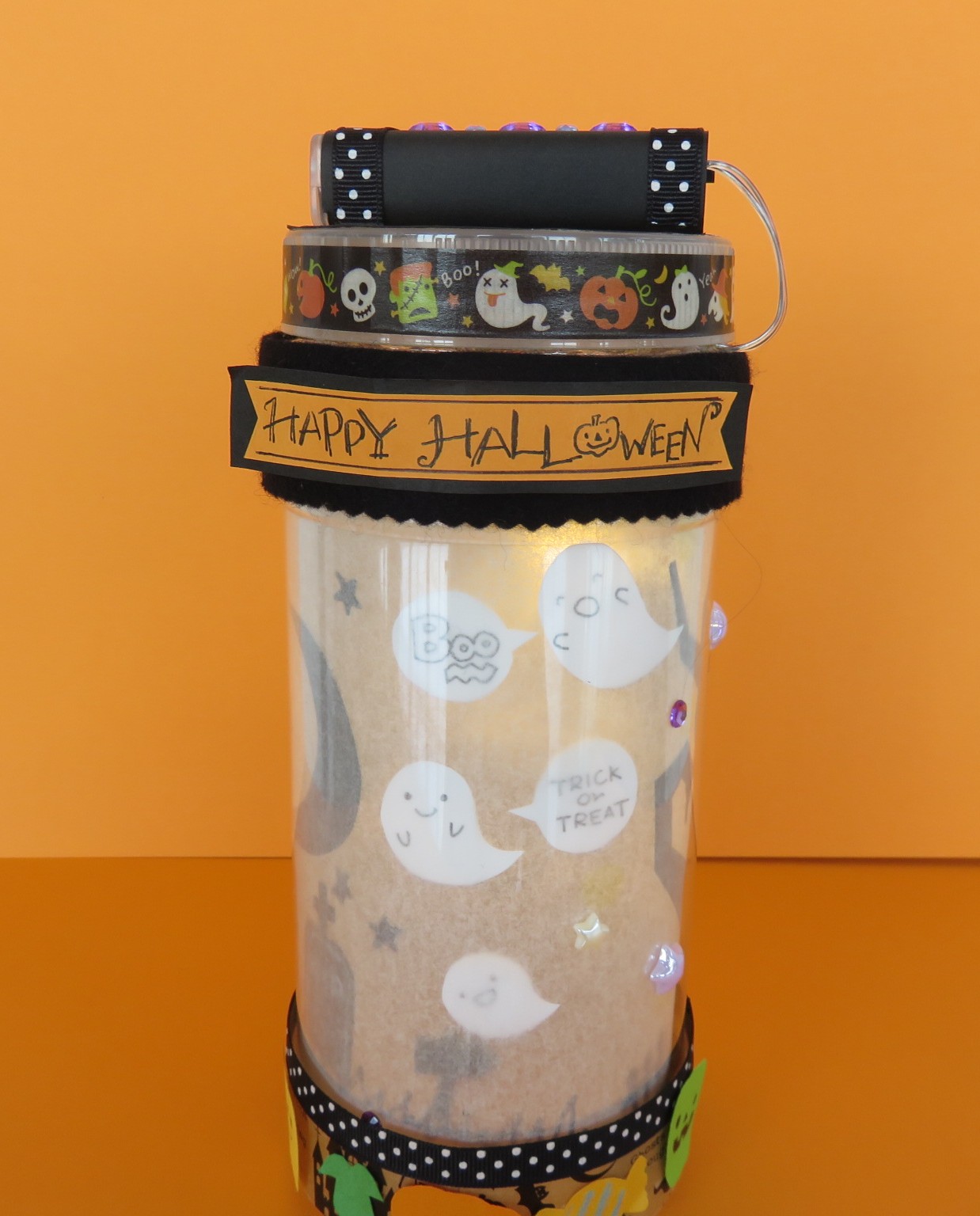 ハロウィン工作の見本