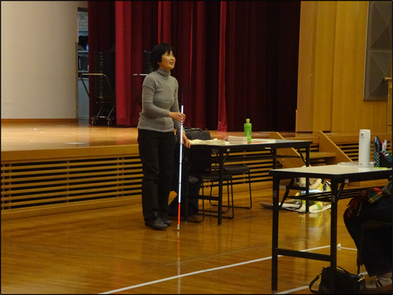 知りたい！盲導犬のこと講座中の写真1