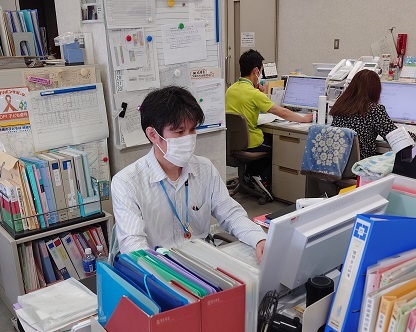総合職（係長）の仕事の様子