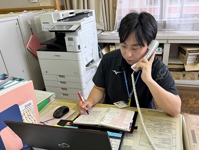 介護支援専門員の仕事の様子