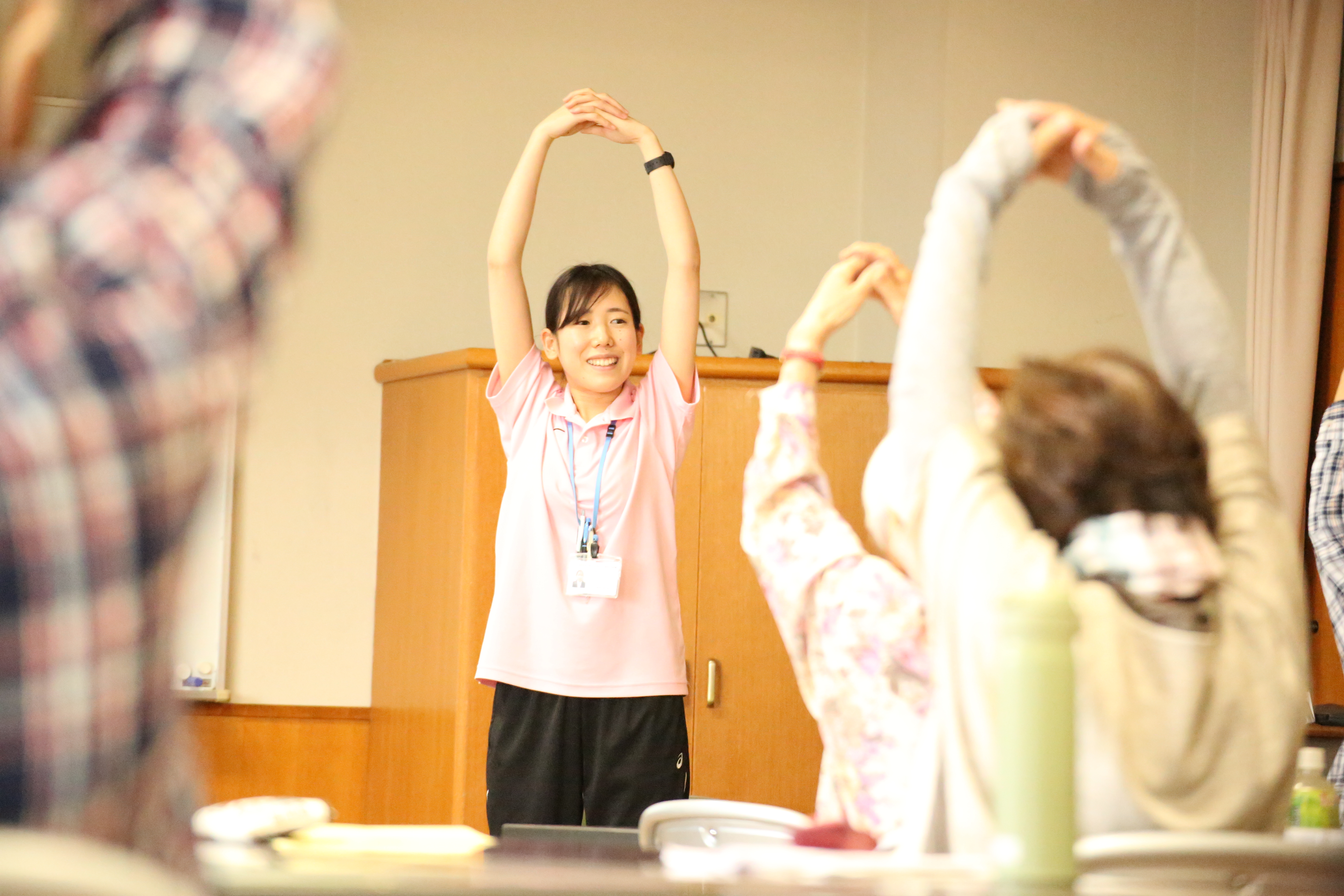 運動をする様子